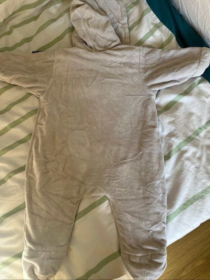 Combinaison pilote- manteau 6-9mois beige - photo numéro 3