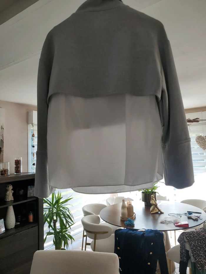 Pull chemise zara taille S - photo numéro 3