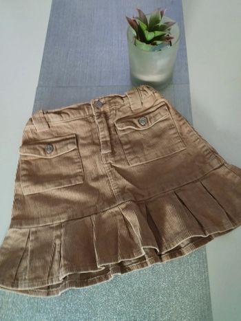 Jupe en velours taille 6 ans