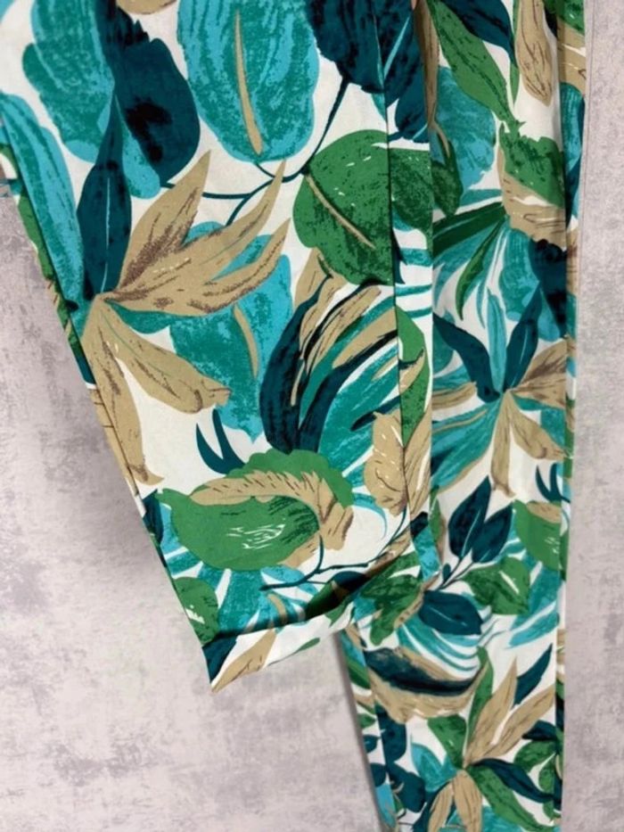🌸 Pantalon à motif feuilles Emma Ella Taille 36/S 🌸 - photo numéro 3