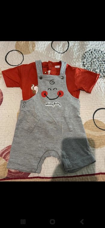 Salopette short bébé