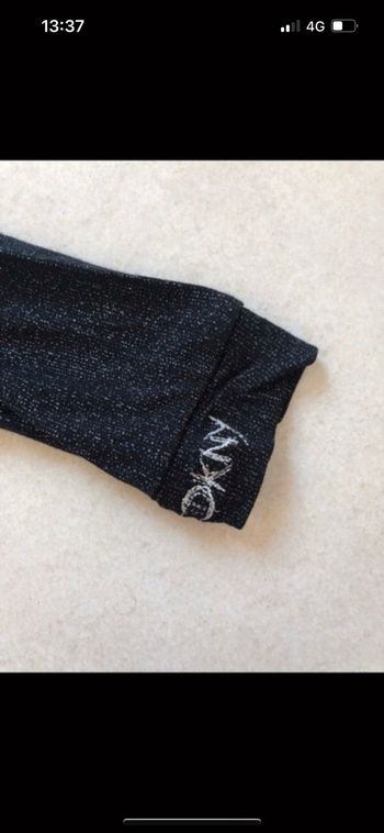 Tee shirt dkny noir paillette