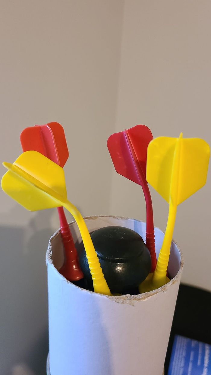 Jeu de fléchettes magnétique chevalier et dinosaure - photo numéro 3