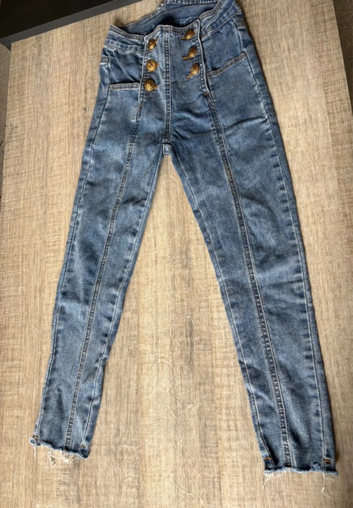 Jean taille haute 8 ans