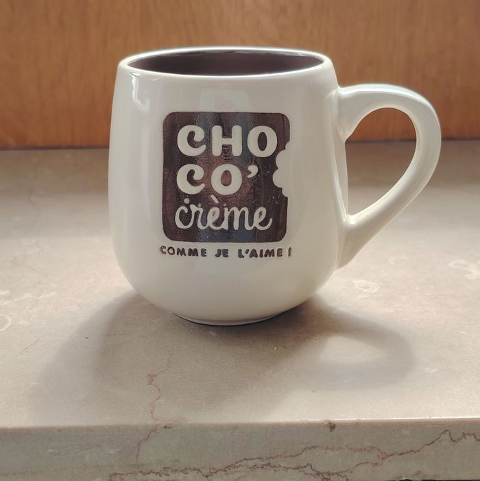 Lot de 2 mugs assortis "CHO CO – Chocolat Lait & Crème - photo numéro 2
