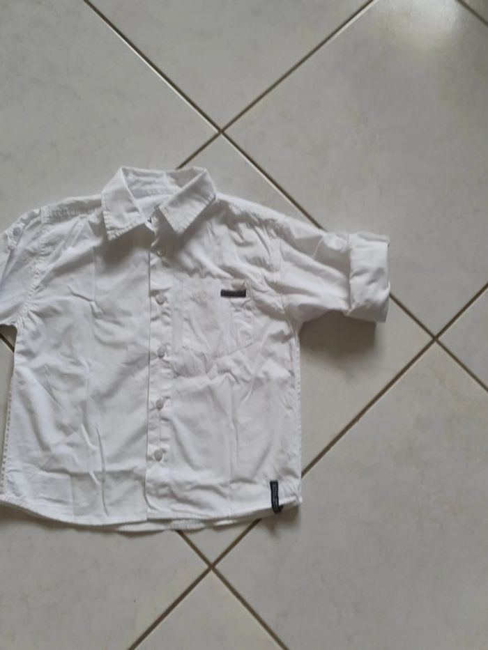 Chemise blanche garçon 8 ans neuf lc5 - photo numéro 4