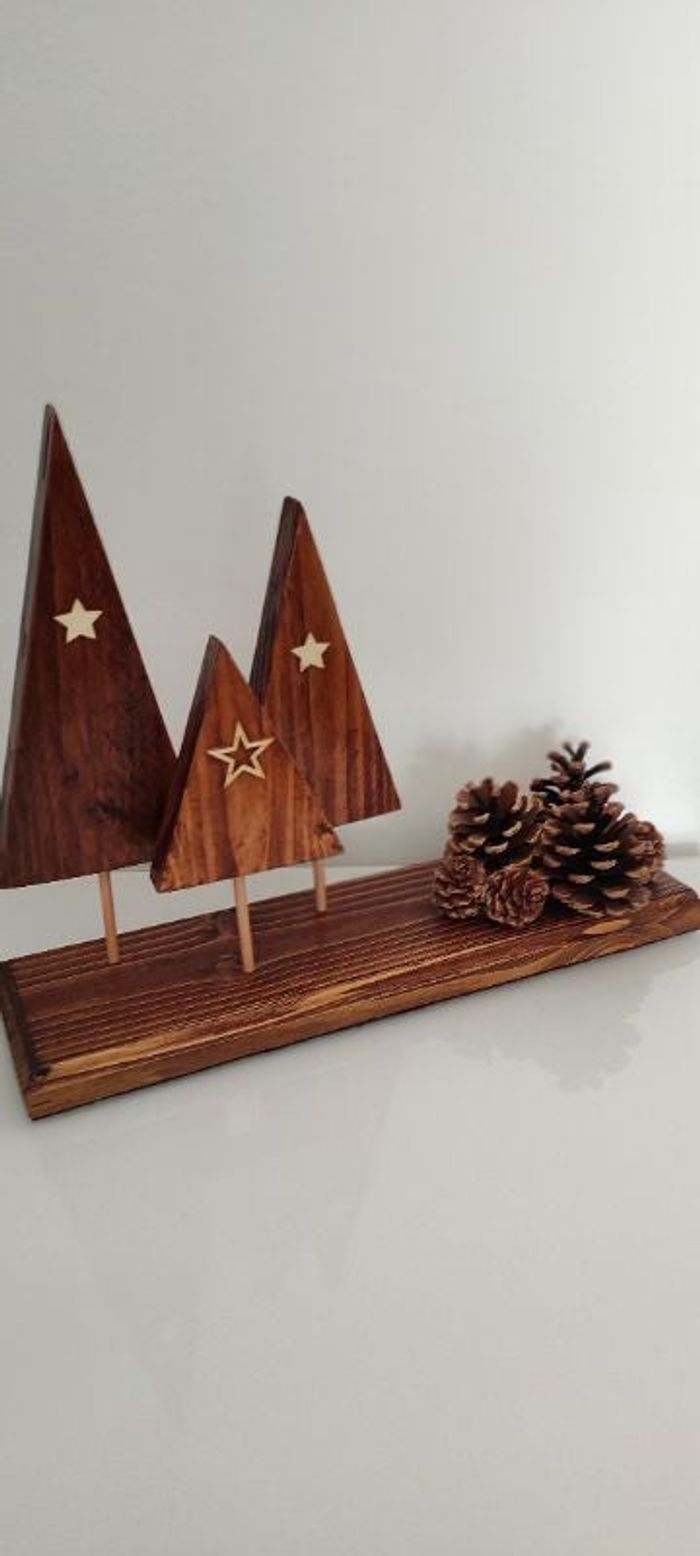 Sapins de Noël en bois