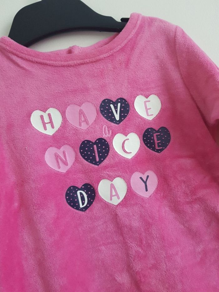 Pyjama en velours taille 3 mois - photo numéro 2