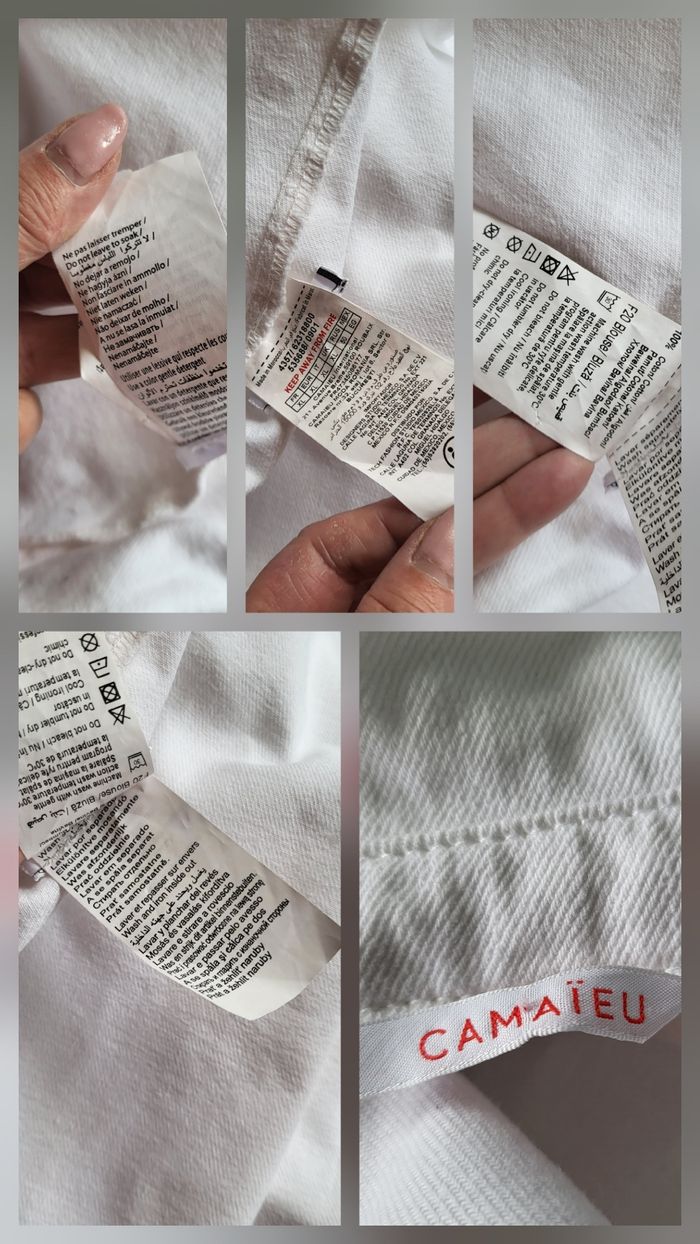 Veste surchemise blanche Camaïeu taille XL excellent état - photo numéro 10
