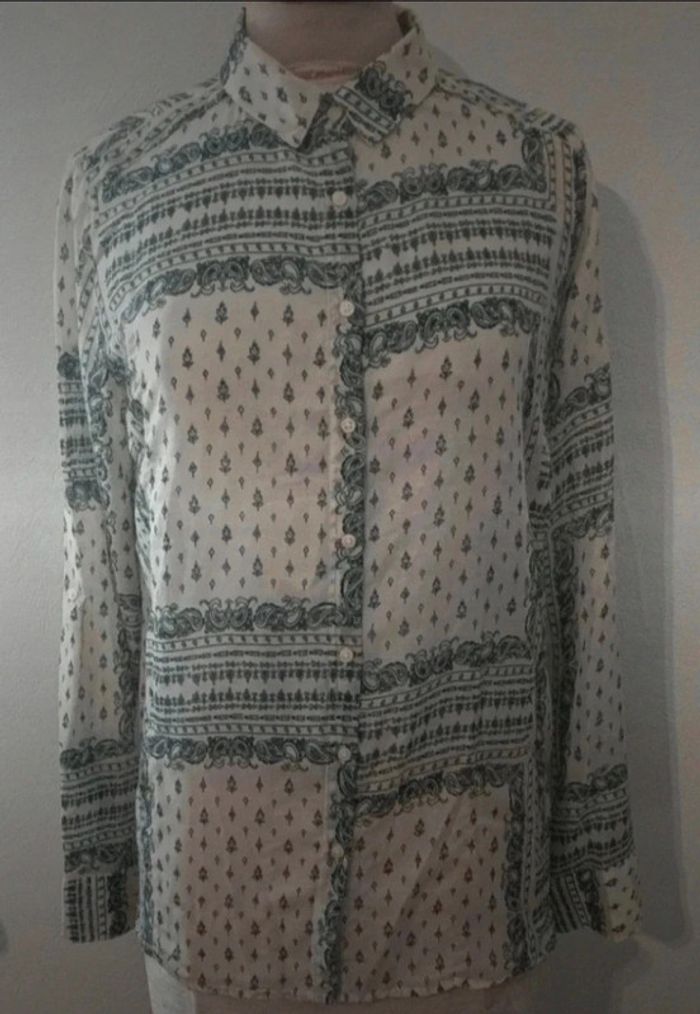 Superbe chemise imprimée très longue