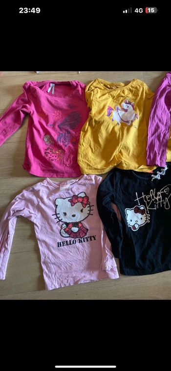 Lot t-shirt manche long