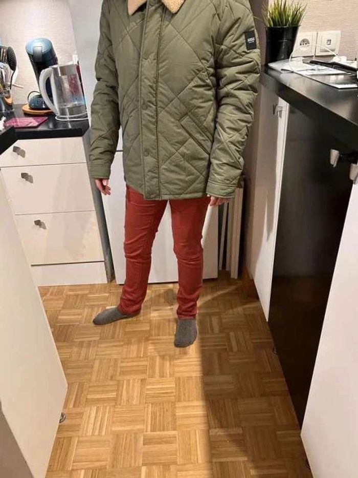 Blouson deperlant aigle vert kaki TL neuf - photo numéro 12