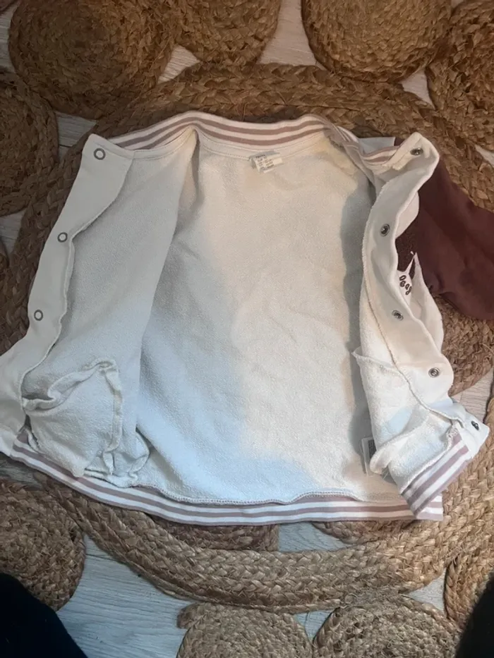 Veste Teddy H&M 92 cm - photo numéro 5