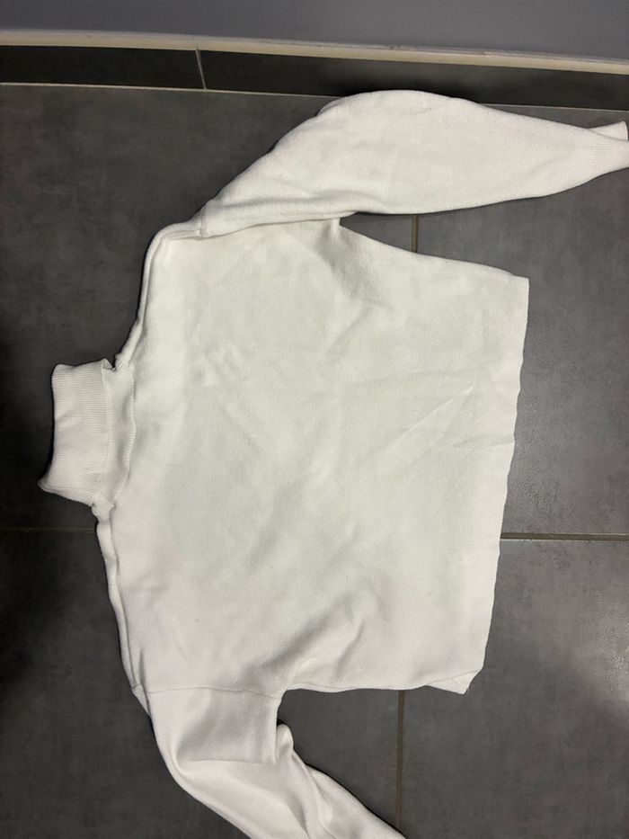 Pull court col roulé