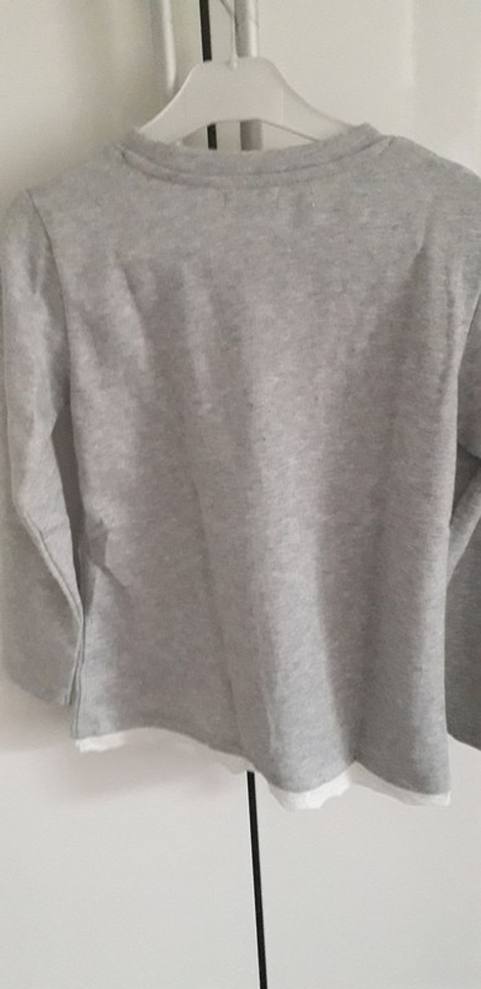 U collection Sweet léger fille gris clair touches de fluo 8 ans Neuf jamais porté - photo numéro 4