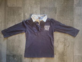 Polo manches longues tape à l'œil garcon 3ans