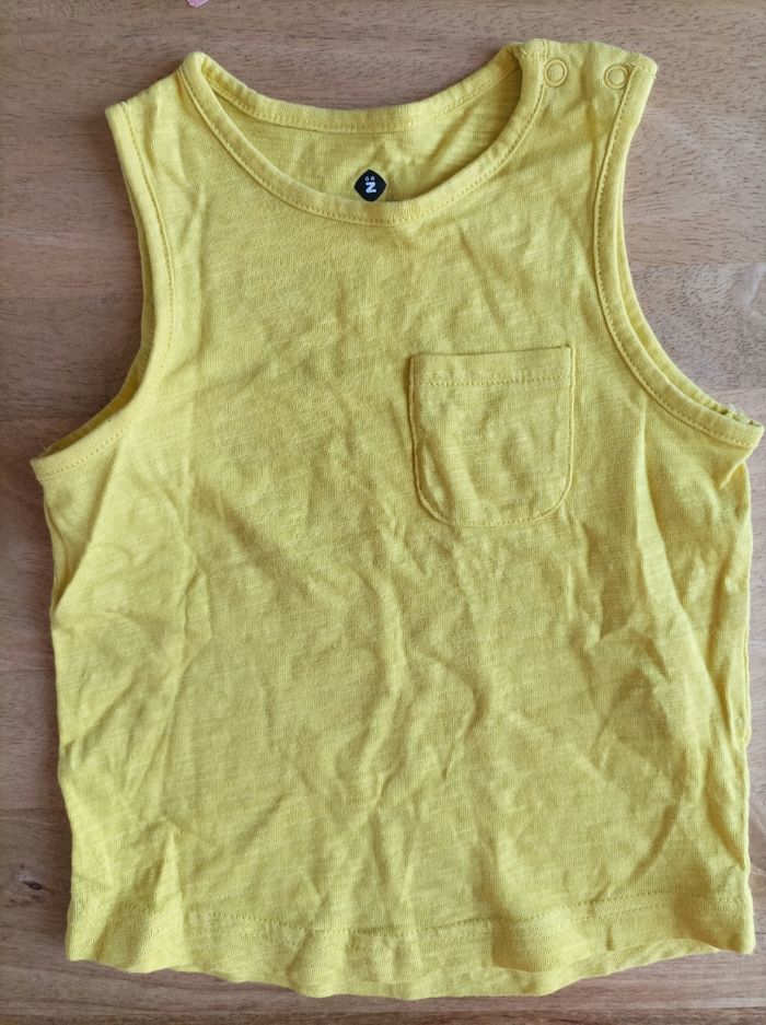 Débardeur 18 mois jaune
