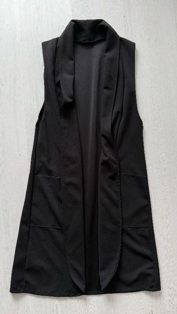 Veste sans manche noir Miss United taille unique