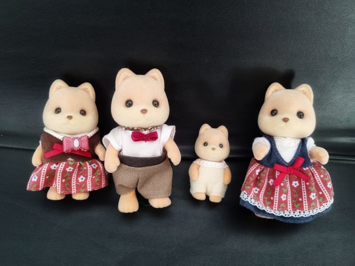 La famille chien caramel