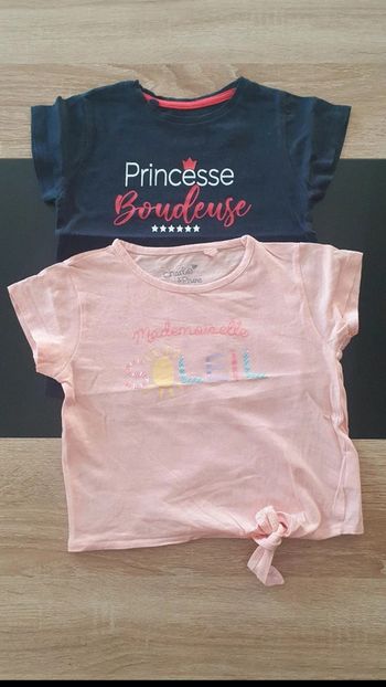 Lot de 2 tee-shirts manches courtes 3 ans