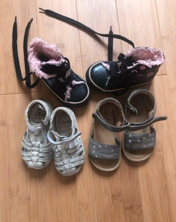 198 - Lot de chaussures en 21