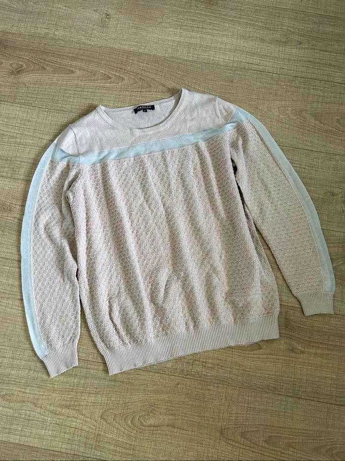 Pull rose clair à manches longues Morgan taille L bon état - photo numéro 7