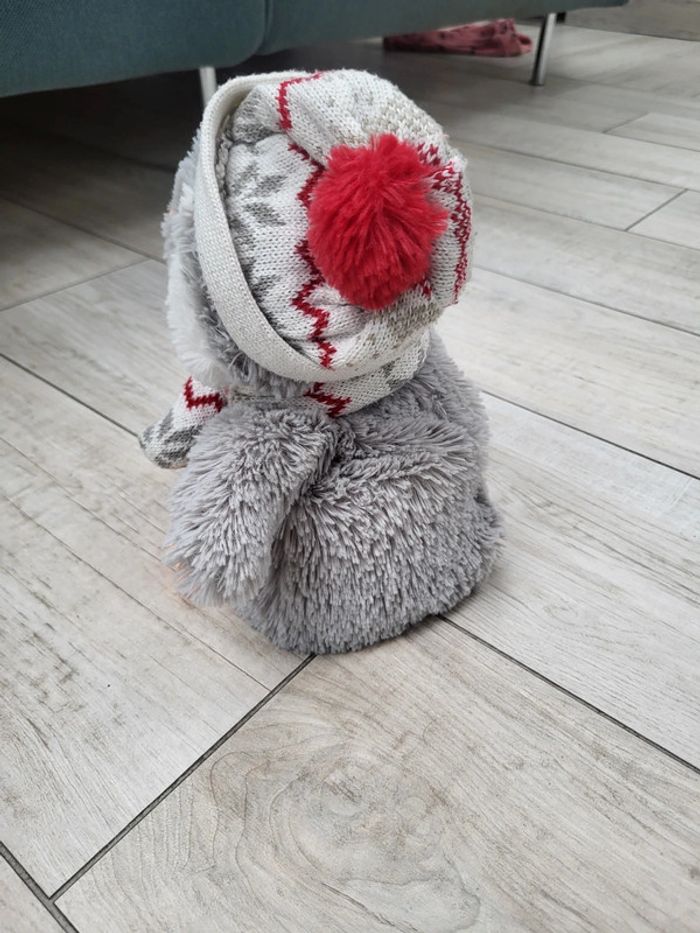 Peluche pingouin bouillotte - photo numéro 2