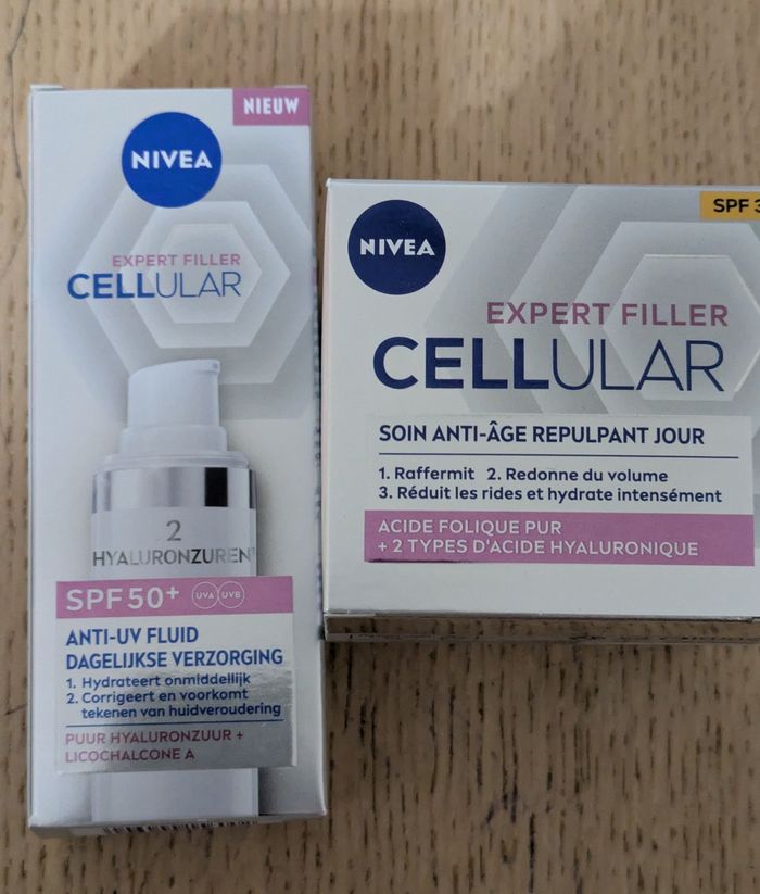 Crème de jour SPF30 et soin fluide SPF50