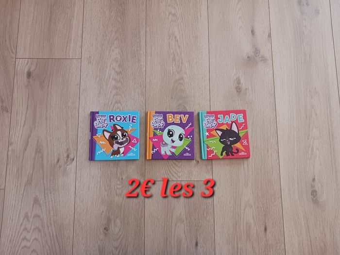 Lot de 3 livres Littlest Pet Shop