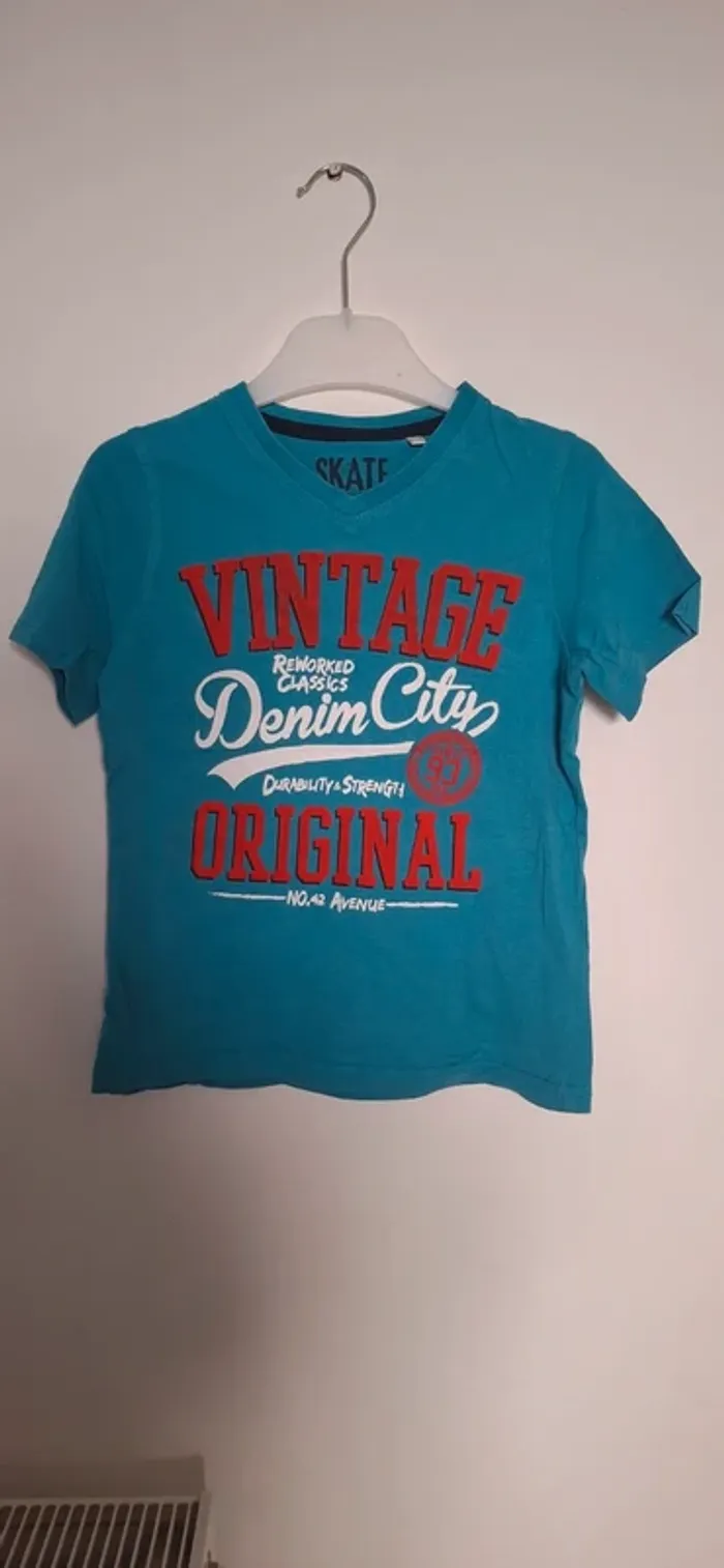 🌟 T-shirt Vintage Denim City - Skate