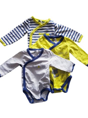 Orchestra - Lot de 3 bodies (body) manches longues - Neuf ! (1 mois)