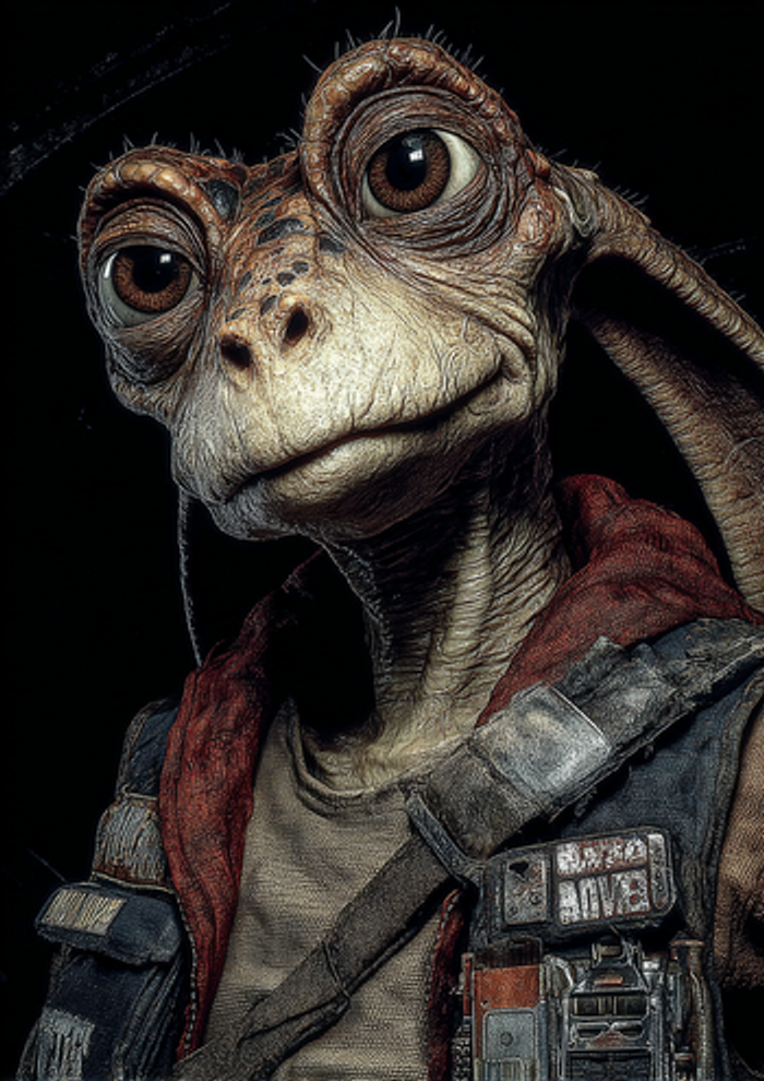 Poster métallique 30cm x 42cm JarJar Starwars  Porte + aimant mural fourni. - photo numéro 3