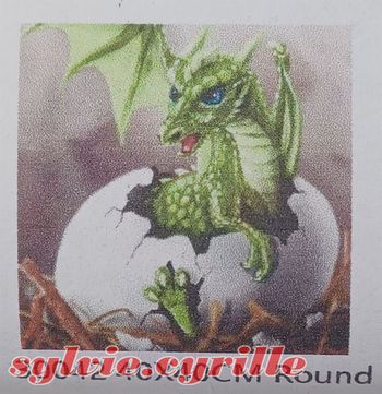 Diamond Painting 40×40 bébé dragon rond