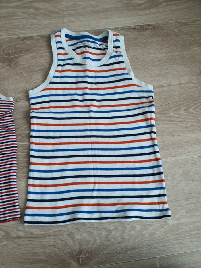 Lot de 2 débardeurs garçon taille 5 ans DPAM - photo numéro 2