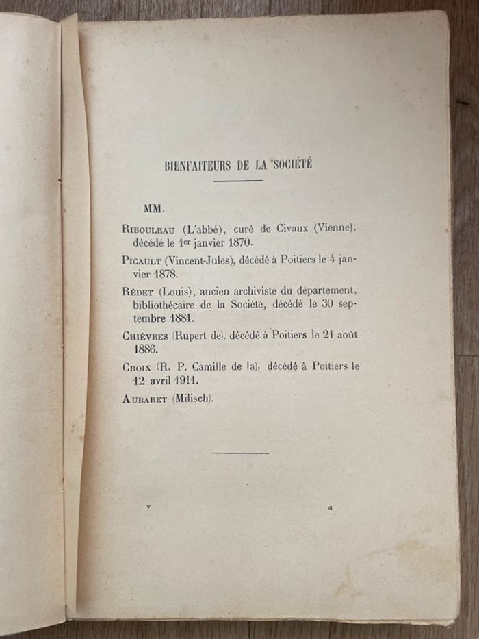 La société tome sixième Antiquaires de l’ouest 1912 - photo numéro 5