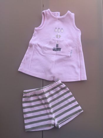 ensemble mixte Colin + Coline 6 mois