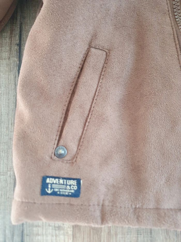 Veste suédine Camel 3 ans - photo numéro 7