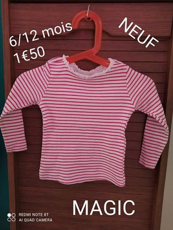 Tee-shirt Taille 6/12 mois