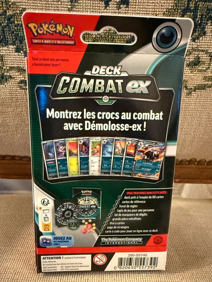 NEUF Coffret 60 cartes Pokémon Deck de combat ex Démolosse-ex - photo numéro 2