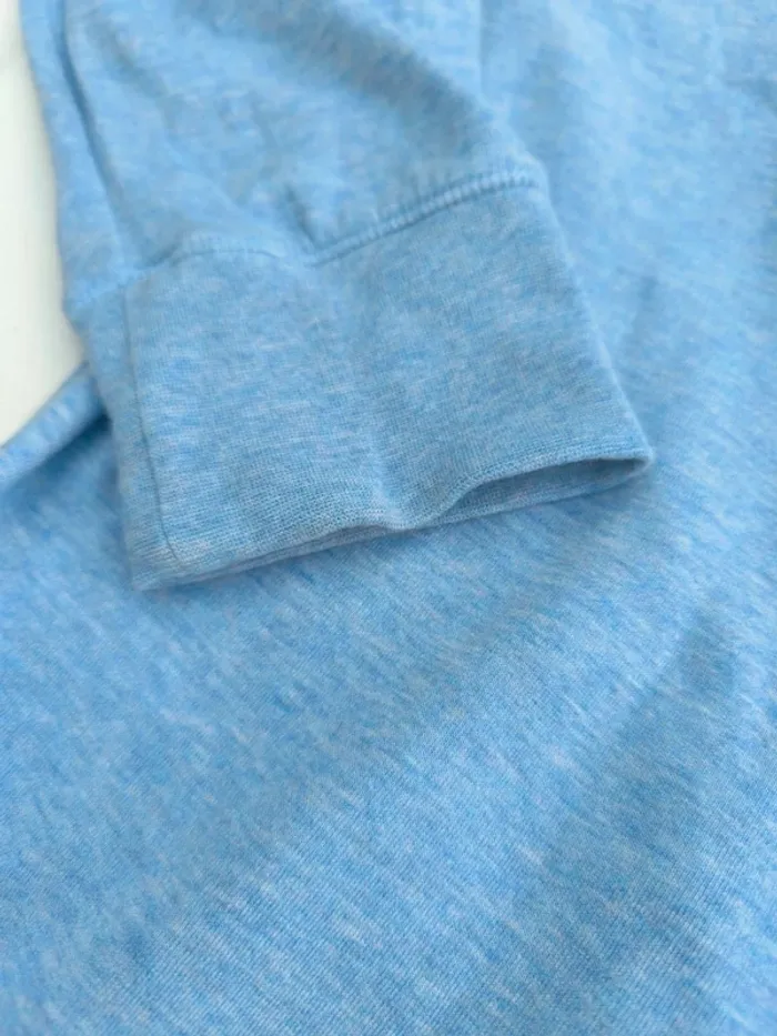 Pull 1/4 zippé Ralph Lauren homme bleu taille XL avec logo, toutes saisons - photo numéro 8