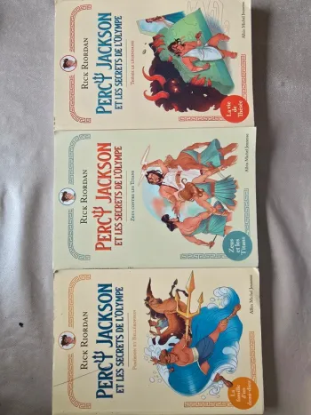Lot 3 Livres percy Jackson