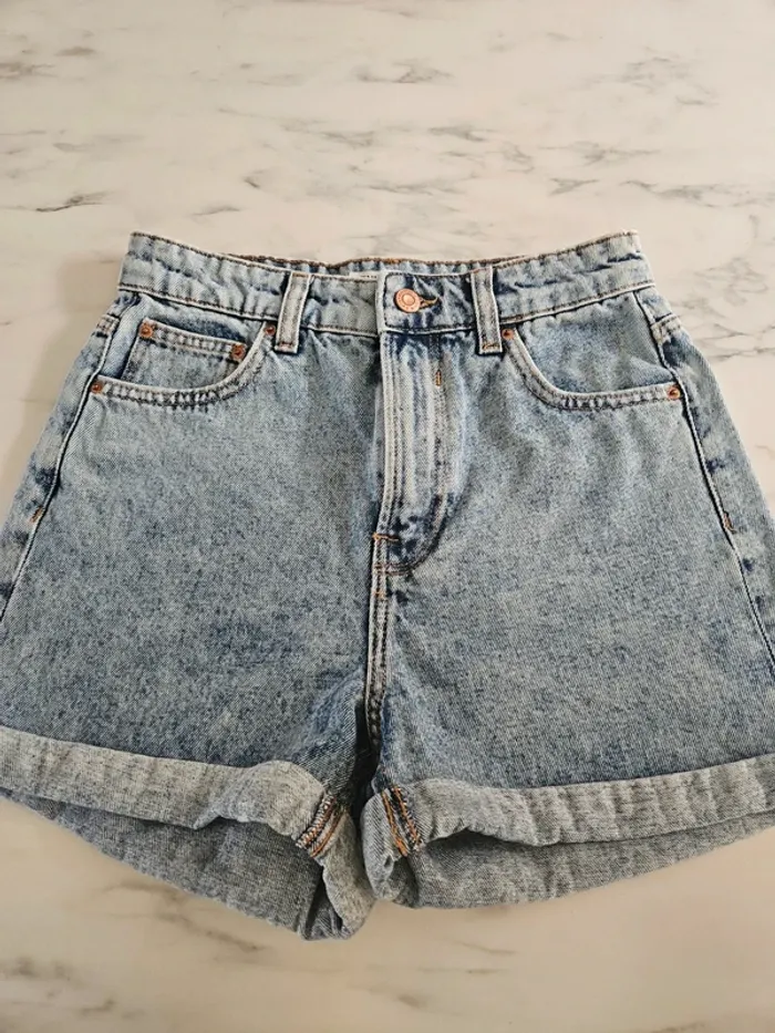 Bershka short en jeans 34 - photo numéro 2