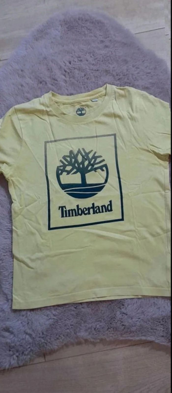 T-shirt Timberland  12  ans jaune  Xs