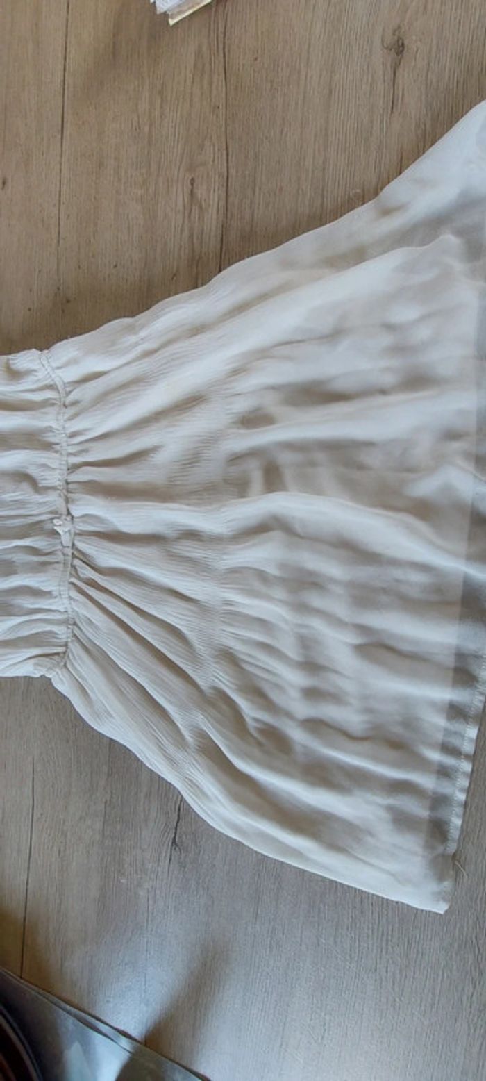 Robe courte, blanc cassé, sans manche, C&A, taile 152 - photo numéro 5