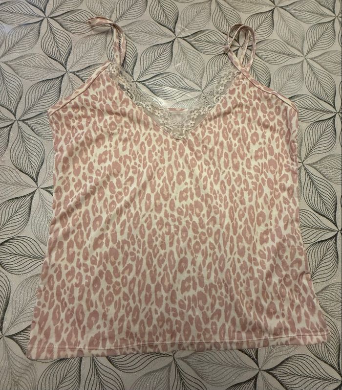 Caraco léopard rose