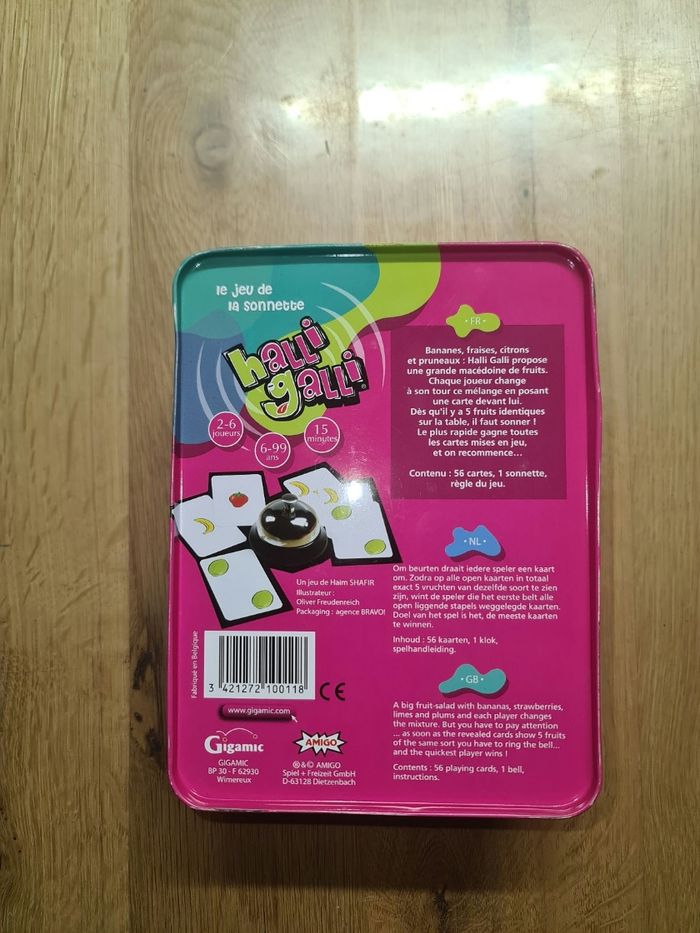 Jeu de société Halli Galli des éditions Gigamic, - photo numéro 3