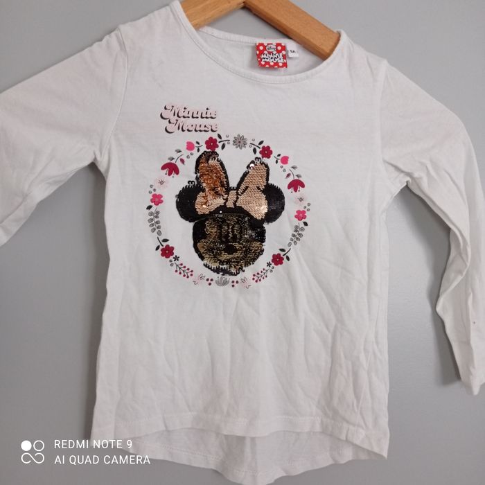 T-shirt blanc Minnie 5ans - photo numéro 3
