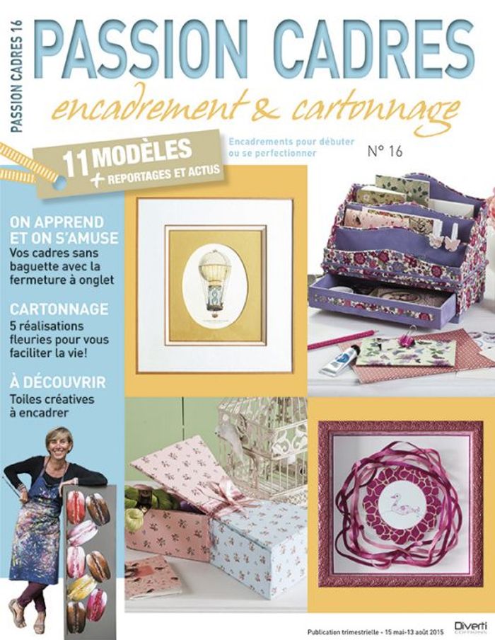 Magazine Passion Cadres n°16 + DVD encadrement facile - photo numéro 4