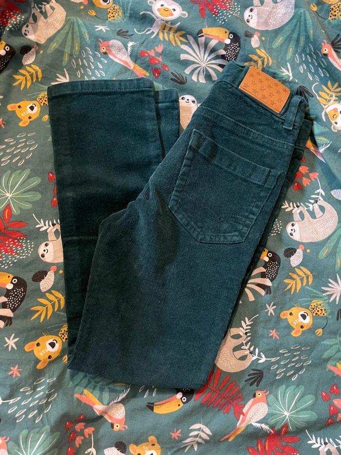 Slim velour vert Sapin DPAM 8 ans