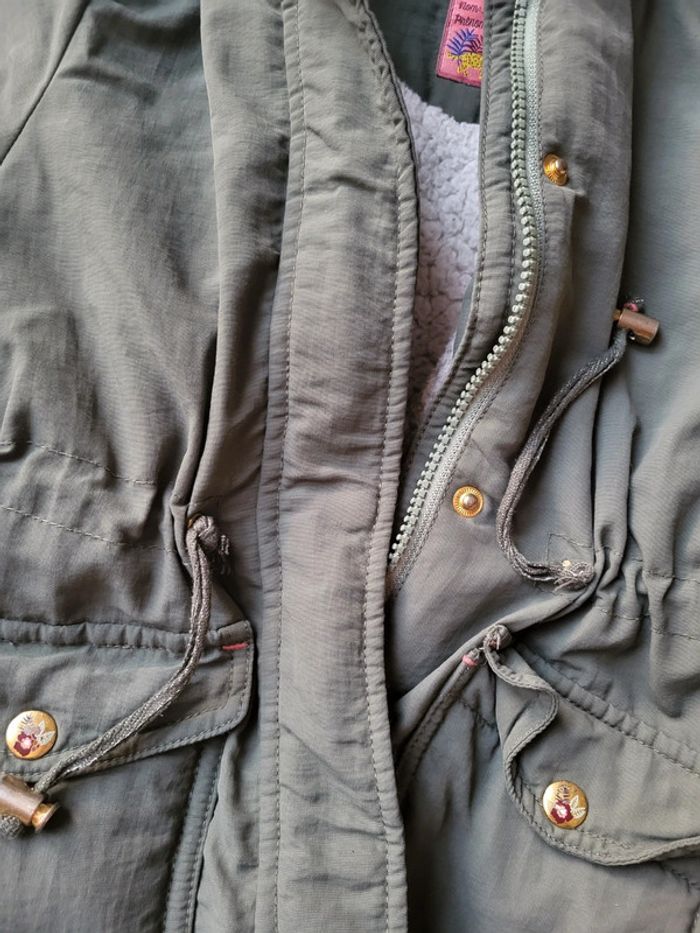 Manteau chaud kaki sergent major 6ans - photo numéro 5